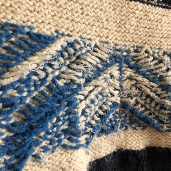 Free People Distressed Fair Isle Sweater - Picture 7 of 8